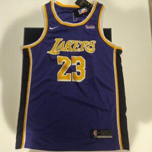 Lakers LeBron James #23 Nike Wish NBA Jersey Purple Size 52 **SEE DESCRIPTION**